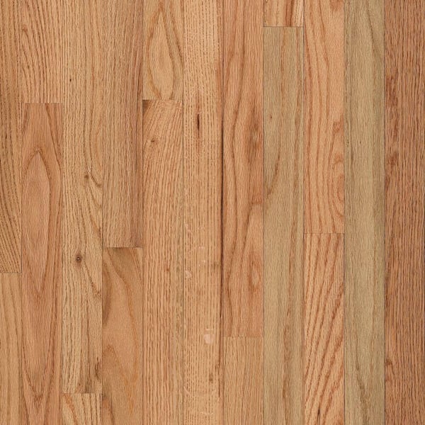 Bruce Laurel Natural Oak 3/4 in. Thick x 2-1/4 in. Wide x Varying Length Solid Hardwood Flooring (20 sqft / case)