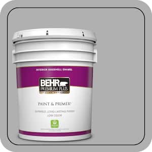 5 gal. #780F-4 Sparrow Eggshell Enamel Low Odor Interior Paint & Primer