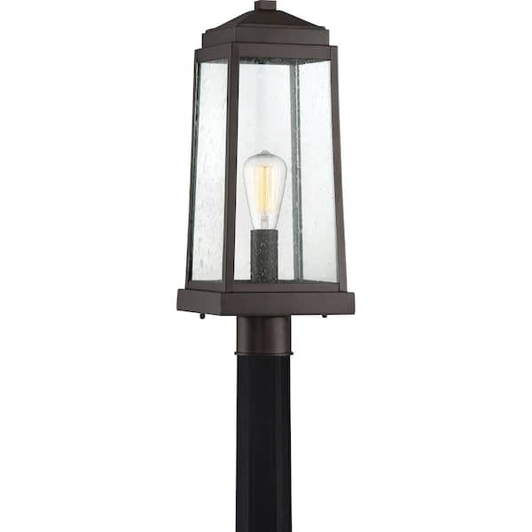Quoizel Ravenel 1-Light Western Bronze Outdoor Post Lantern