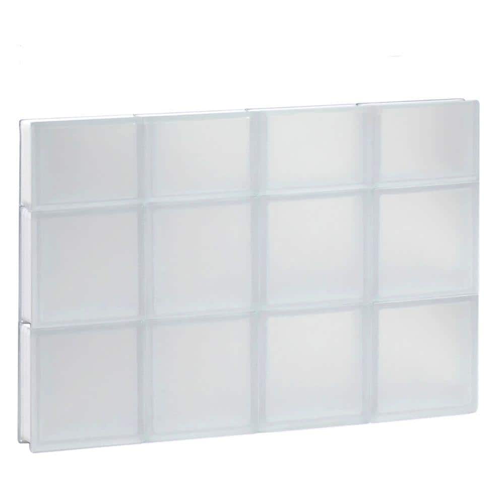 31 in. x 21.25 in. x 3.125 in. Frameless Frosted Pattern Non-Vented Glass Block Window price history on PriceWatchPro