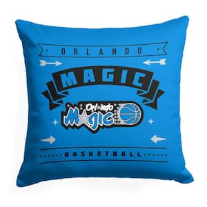 NBA Hardwood Classic Magic Printed Multi-Color 18 in x 18 in Throw Pillow