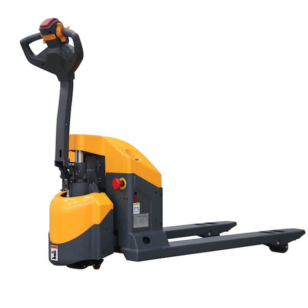 3300 lbs. 3 in. Lowered Fully Electric Pallet Jack Self-Propelled Pallet Truck with 24V/65AH Gel Battery