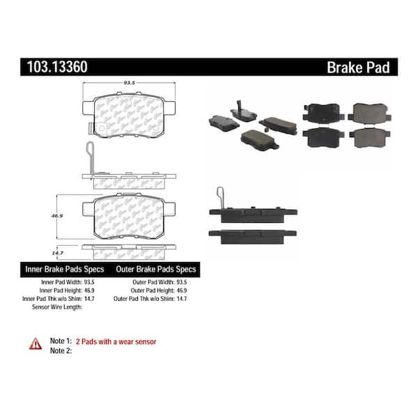 Centric Parts Disc Brake Pad Set