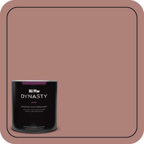BEHR DYNASTY 1 qt. #S170-5 Smoke Bush Rose One-Coat Hide Eggshell Enamel Interior Stain-Blocking Paint and Primer