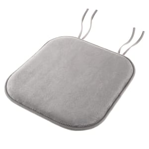 Gray Memory Foam Chair Pad