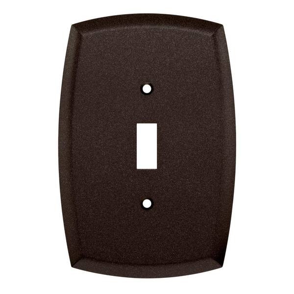 Liberty Amherst Decorative Single Light Switch Cover, Cocoa Bronze