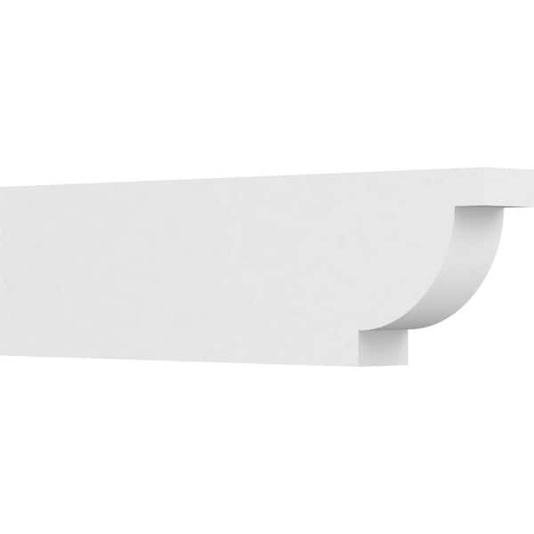 Ekena Millwork 4 in. x 10 in. x 36 in. Alpine PVC Rafter Tail Brace