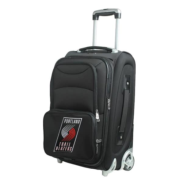 Denco NBA Portland TrailBlazers 21 in. Black Carry-On Rolling Softside Suitcase