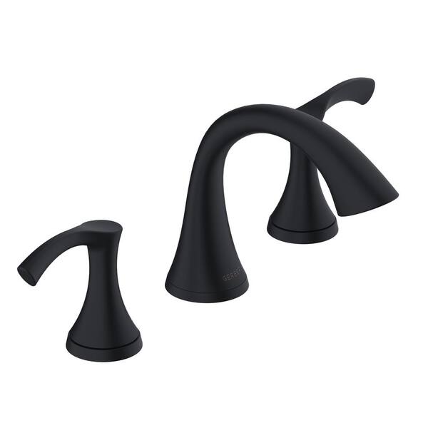 Gerber Vaughn 8 in. Widespread 2Handle Bathroom Faucet in Satin Black