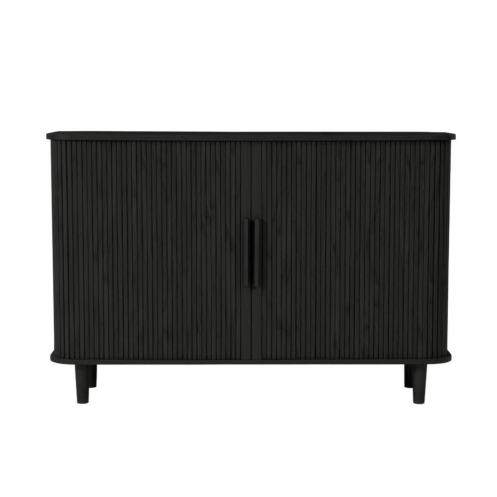 Have a question about ATHMILE Black Wooden 47.24 in. W Sliding Door ...