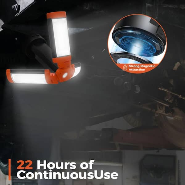 2200 Lumens LED Rechargeable Work Light with Adjustable Stand