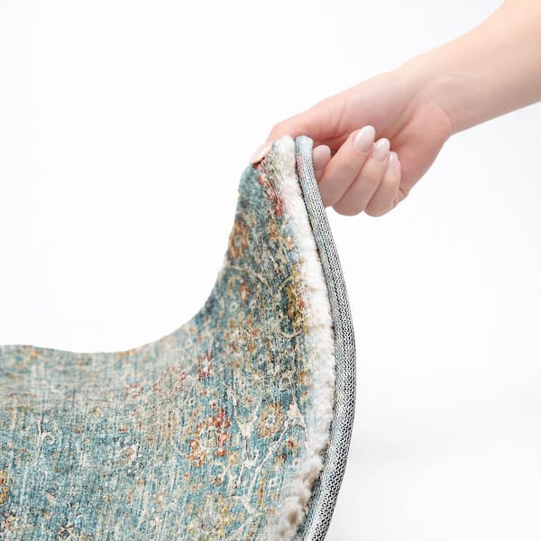 Dream Shag Premium Machine Washable Abstract ADS92 Multi 8 ft. x 10 ft. Area Rug