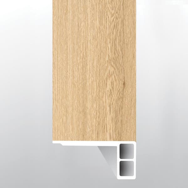 A&A Surfaces Pacific Pine 3/4 in. T x 1.77 in. W x 94 in. L Luxury Vinyl Flush Stair Nose Eased-Edge Molding