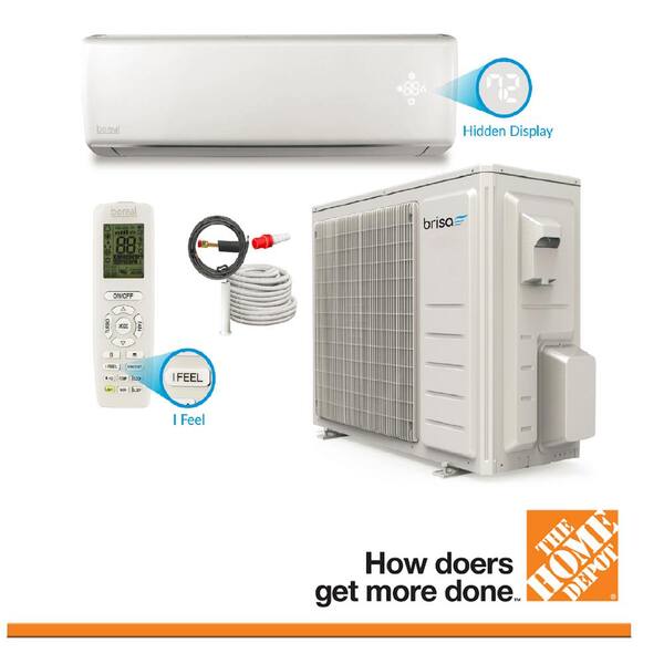 boreal Brisa 12, 000 BTU Ton Wi-Fi Inverter Driven Ductless Mini