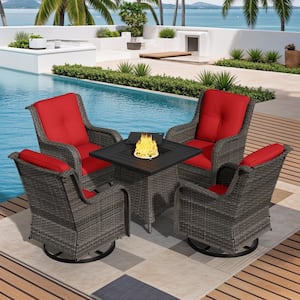 TK CLASSICS 3-Piece PVC Wrapped Wicker Outdoor Patio