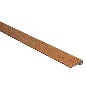 Vinyl Pro Classic Saddlewood 3/8 in. Thick x 1-3/8 in. Wide x 72-5/6 in. Length Vinyl Threshold