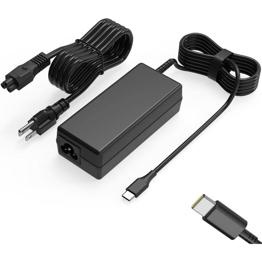 Universal Chromebook Charger USB C 45-Watt USB-C Laptop Charger in Black