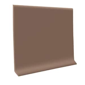 Toffee 4 in. x 1/8 in. x 48 in. Vinyl Wall Cove Base (30-Pieces)