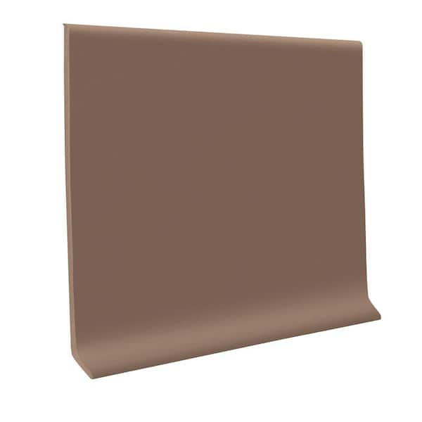 ROPPE Toffee 4 in. x 120 ft. x 1/8 in. Vinyl Wall Cove Base Coil