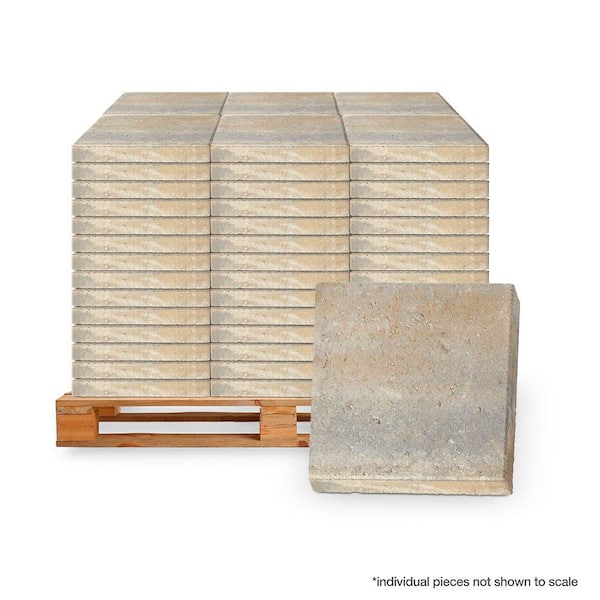 Pavestone 16 in. x 16 in. x 1.77 in. Yukon Square Concrete Step