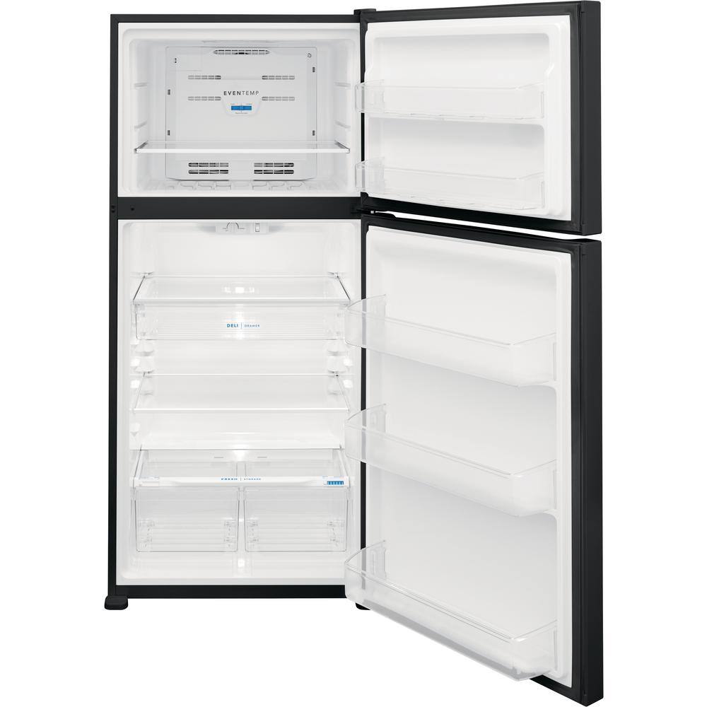 Frigidaire 20 Cu. Ft. Black Energy Star Top Freezer Refrigerator
