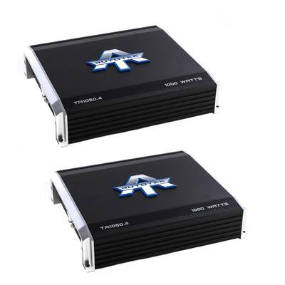 Autotek 4-Channel 1000-Watt Amp Car Audio Class A/B Power Amplifier (2-Pack)