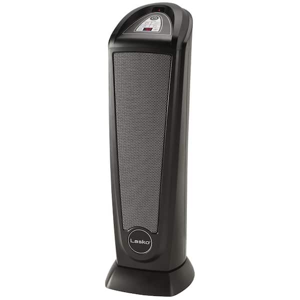 Lasko 1500-Watt 22.5 in. Electric Ceramic Tower Space Heater with Timer and Remote Control