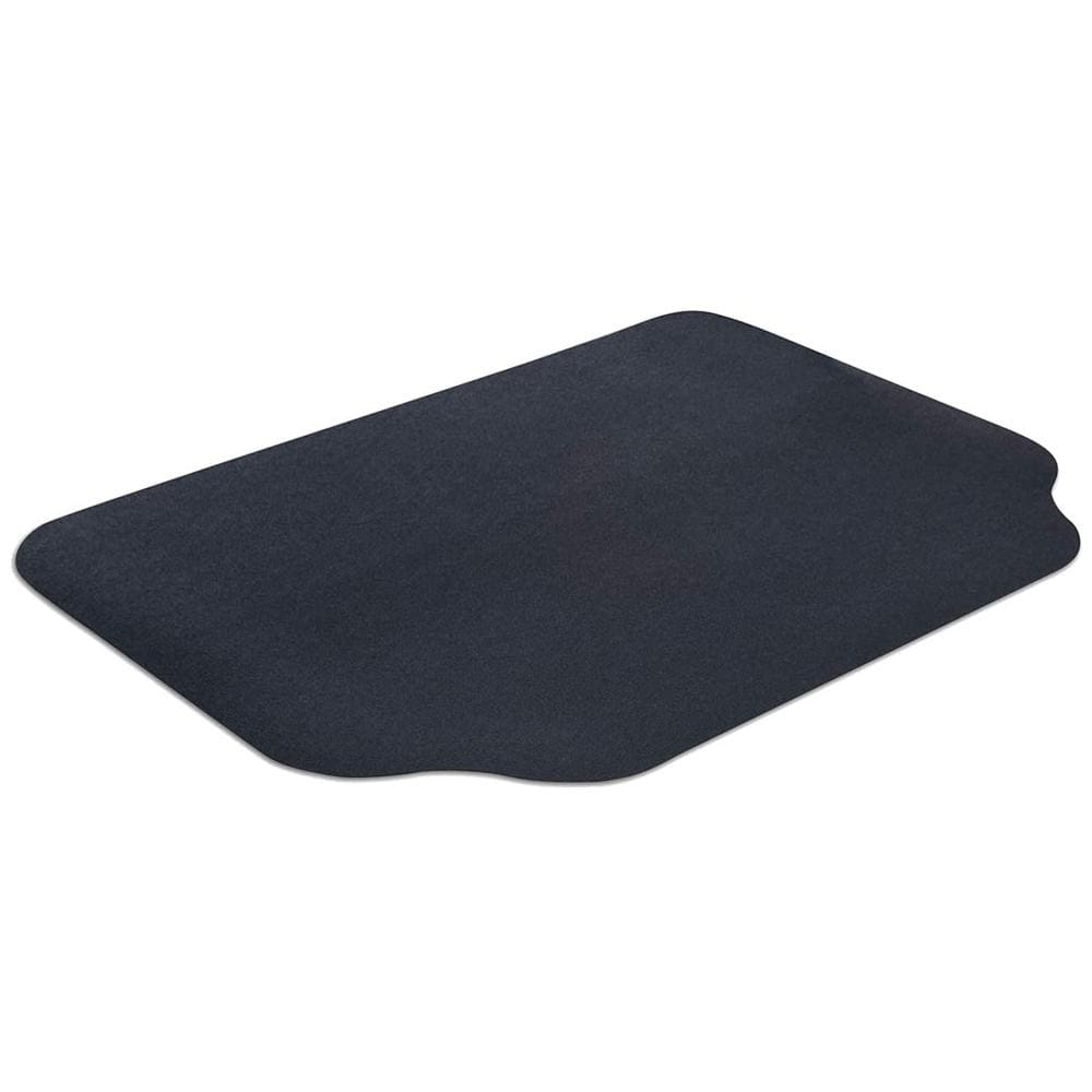 Black Synthetic Rubber Grill Protective Mat 30" x 48"