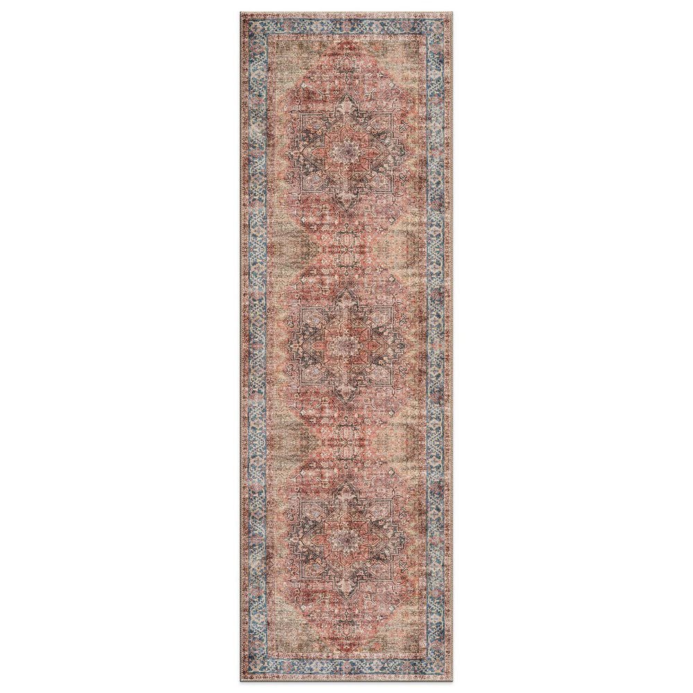 Calista Medallion Machine Washable Multi 2 ft. 6 in. x 8 ft. Runner Rug price history on PriceWatchPro