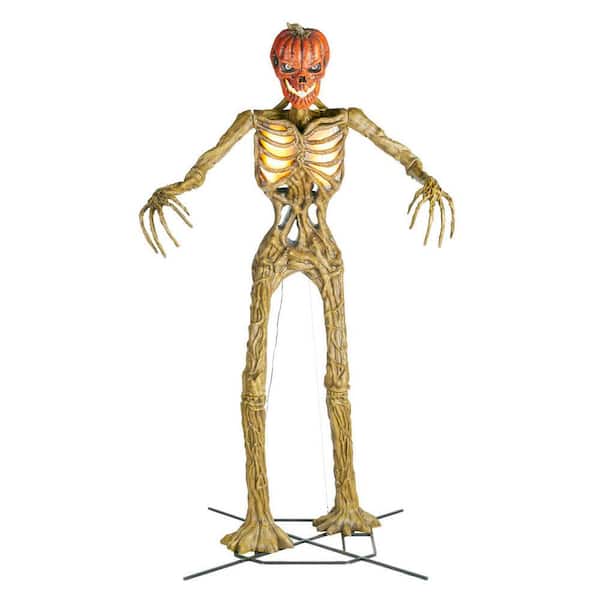 Home Accents Holiday - 12 ft. Inferno Pumpkin Skeleton