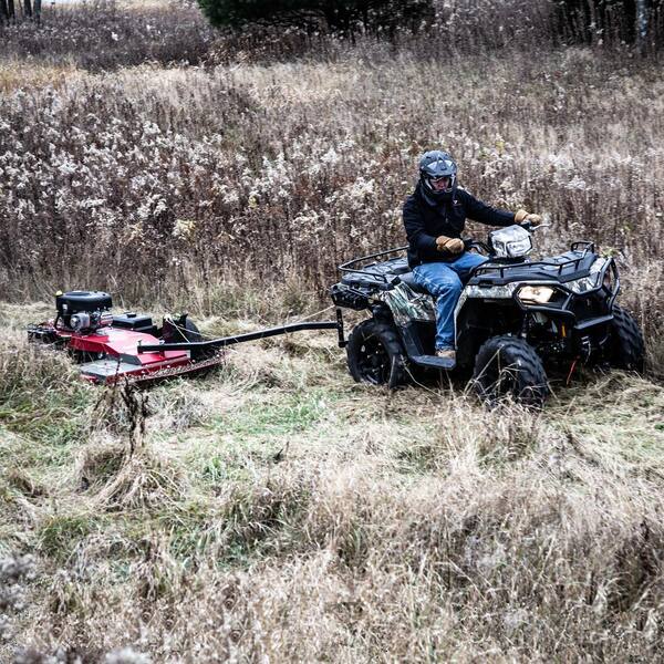 Four discount wheeler mower