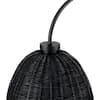 Hampton Bay Highler 61 in. Matte Black Floor Lamp