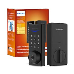 Philips Wi-Fi Smart Deadbolt Door Lock with Multiple Access Methods Including Fingerprint Reader