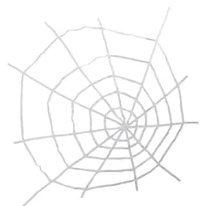 80 in. White Spider Web Halloween Decoration