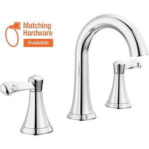 Delta Arvo 8 in. Widespread 2-Handle Bathroom Faucet in Chrome 35840LF -  The Home Depot