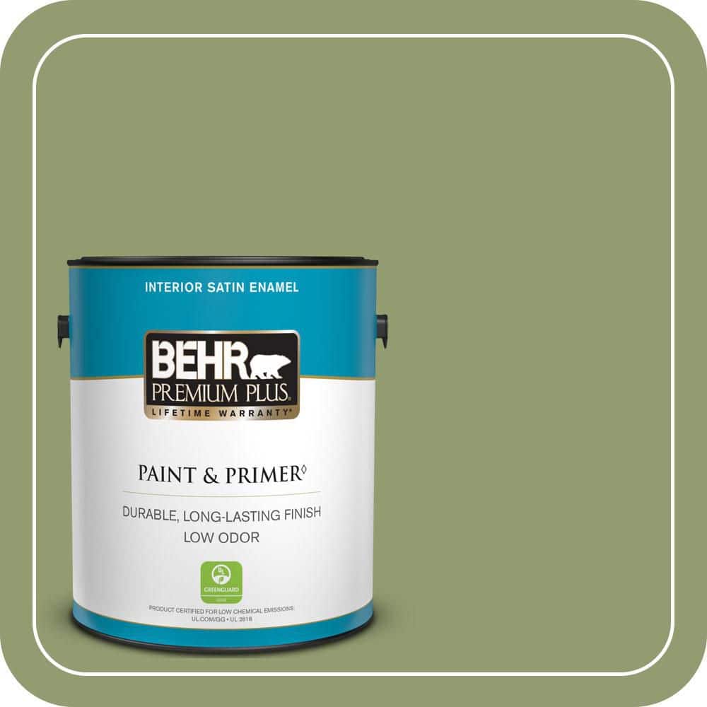 1 gal. #PPU11-04 Alamosa Green Satin Enamel Low Odor Interior Paint & Primer price history on PriceWatchPro