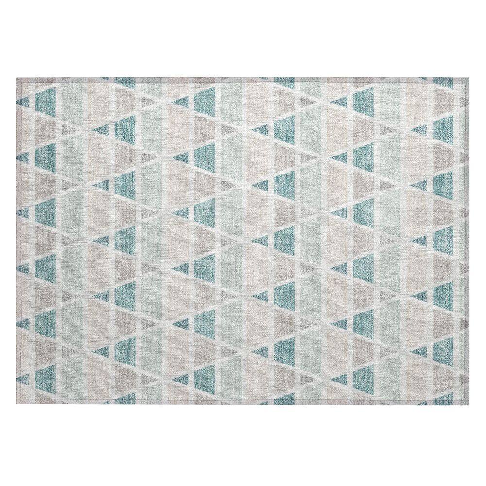 Chantille Machine Washable Indoor/Outdoor Abstract ACN2733 Mint 2 ft. x 3 ft. Accent Rug price history on PriceWatchPro