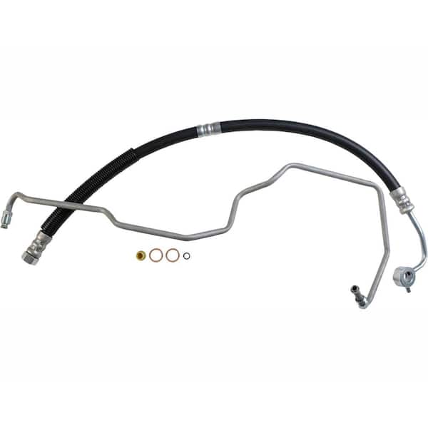 Sunsong Power Steering Pressure Line Hose Assembly - Pump To Rack