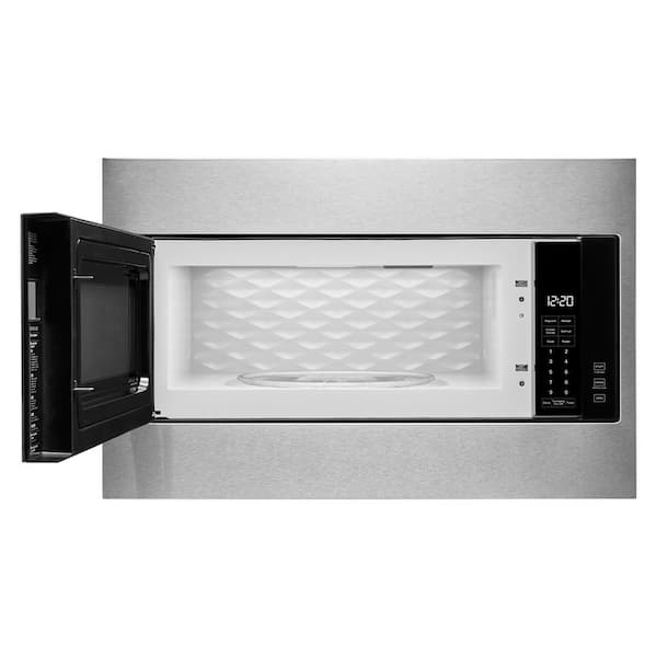 Whirlpool Microwave Trim Kit for Most 30" Microwaves Black-on-Stainless-S... 