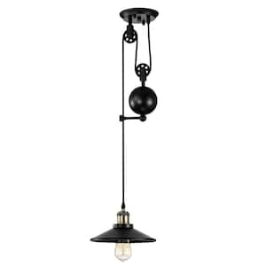 Tehno 1-Light Black Pendant