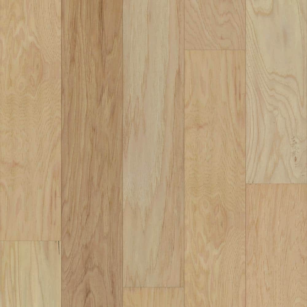 Acqua Floors Hickory Jacoby 1 4 In T X 5 In W X Varying Length Waterproof Engineered Hardwood Flooring 16 68 Sq Ft Yy Vspc H 002 The Home Depot