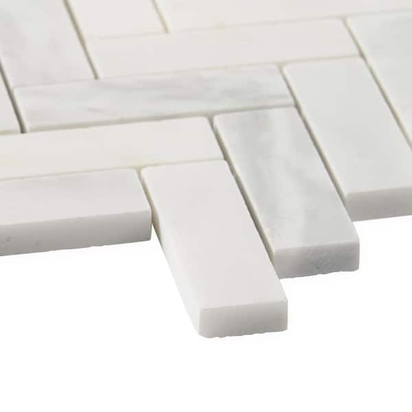 Reviews for Ivy Hill Tile Oriental Sculpture Herringbone 12 in. x