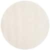 SAFAVIEHMilanShag5ft.x5ft.IvoryRoundSolidAreaRugSG180-1212-5R-TheHomeDepot