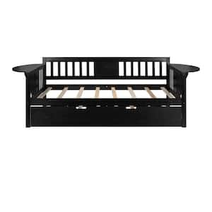 Black Composite Frame Twin Panel Bed