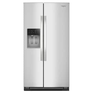 36 in. 20.55 cu ft. Counter Depth Side-by-Side Refrigerator in Fingerprint Resistant Stainless Steel with TruCool System