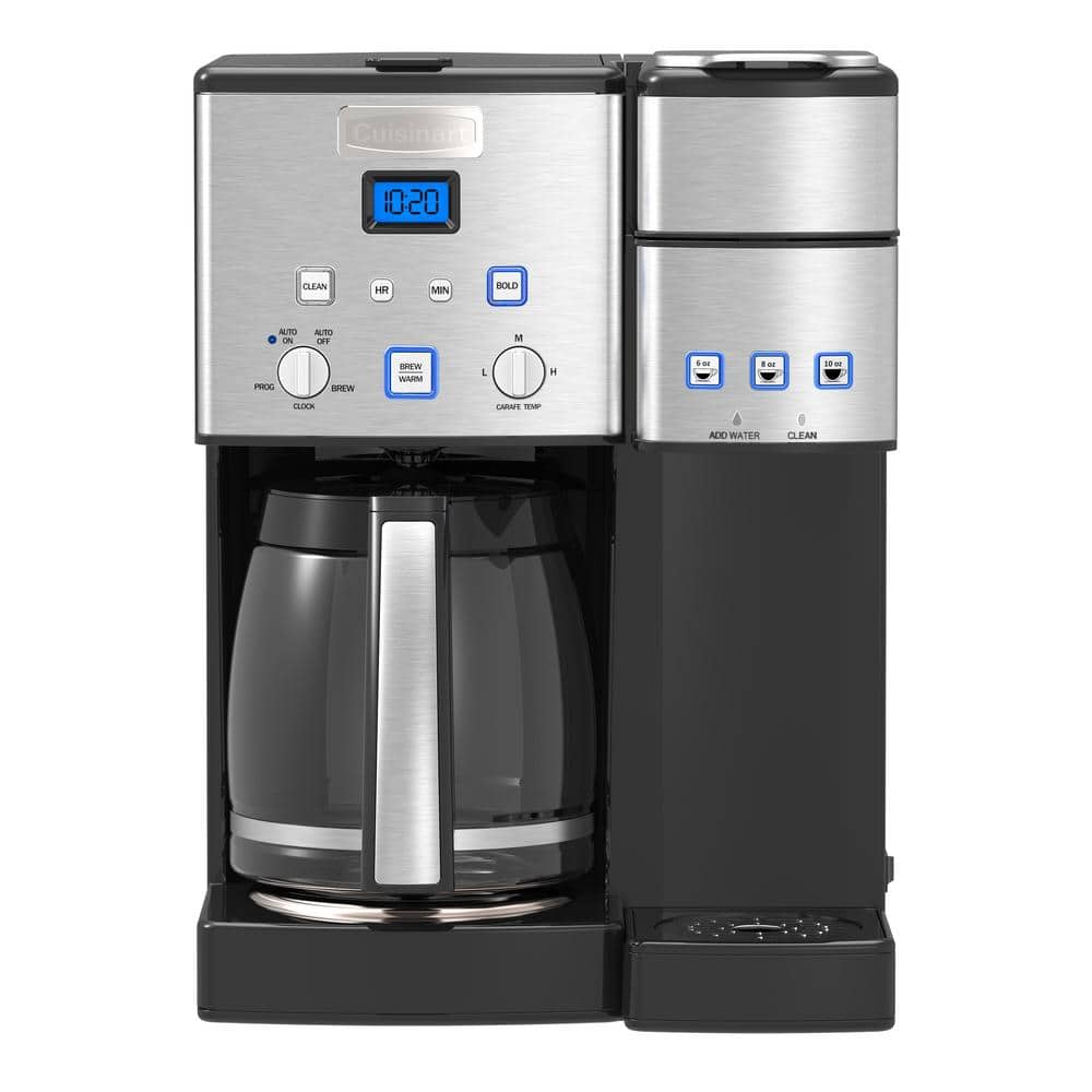 Cuisinart - Coffee Center 12-Cup Coffee Maker with Water Filtration - Black/Stainless