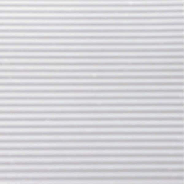  Plast-O-Mat Ribbed Shelf Liner, Clear, 12 x 25