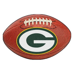 NFL Green Bay Packers Photorealistic 20.5 in. x 32.5 in Football Mat