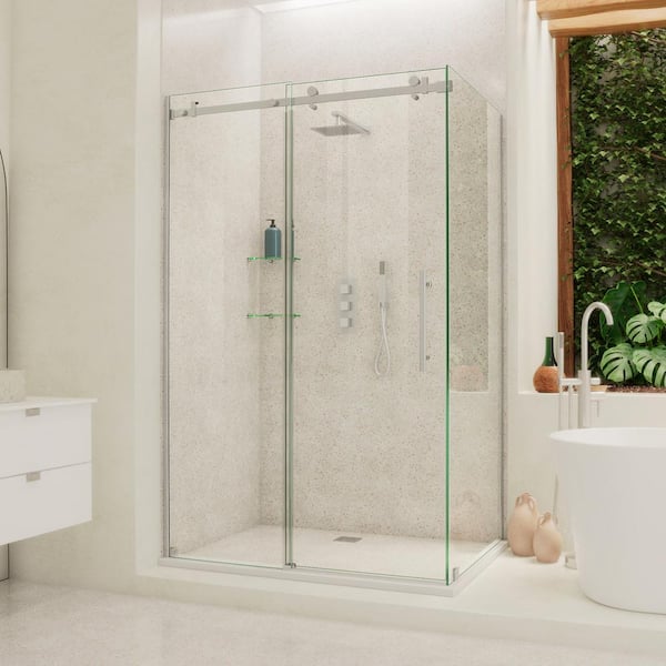 DreamLine Enigma Air 48-3/8 in. x 76 in. Frameless Corner
