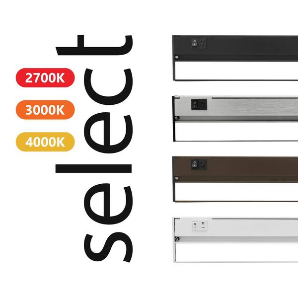 NICOR NUC-5 Series 40 in. White Selectable LED Under Cabinet Light
